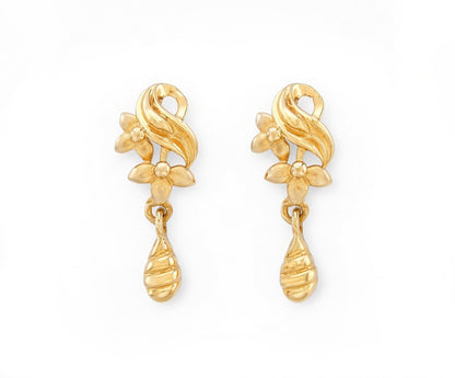 Flambeur B.I.S 18 Kt Hallmark Plain Tops Earring