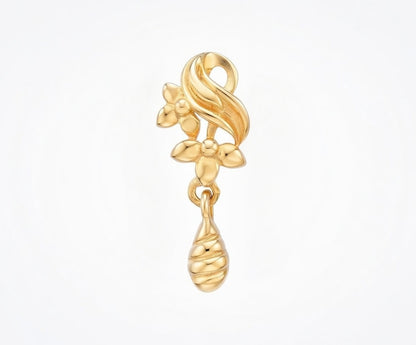 Flambeur B.I.S 18 Kt Hallmark Plain Tops Earring