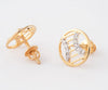 Flambeur B.I.S 14 Kt Hallmark Diamond Earring