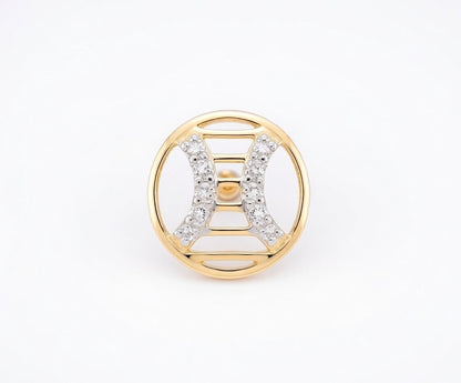 Flambeur B.I.S 14 Kt Hallmark Diamond Earring
