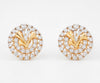 Flambeur B.I.S 18 Kt Hallmark Cz Tops Earring