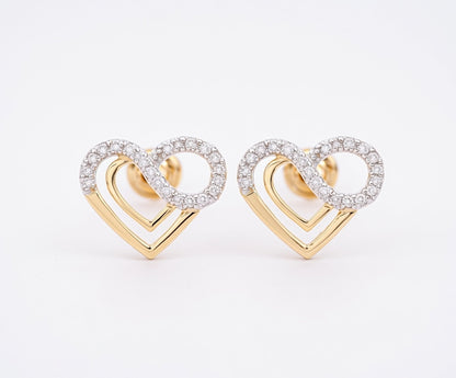 Flambeur B.I.S 14 Kt Hallmark Diamond Earring