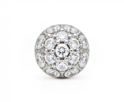 Flambeur B.I.S 18 Kt Hallmark Cz Tops Earring