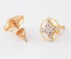 Flambeur B.I.S 14 Kt Hallmark Diamond Earring