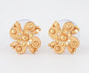 Flambeur B.I.S 18 Kt Hallmark Plain Tops Earring