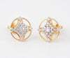 Flambeur B.I.S 14 Kt Hallmark Diamond Earring