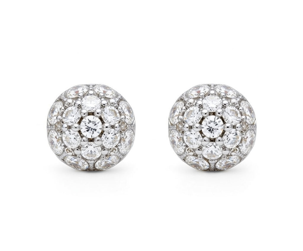 Flambeur B.I.S 18 Kt Hallmark Cz Tops Earring