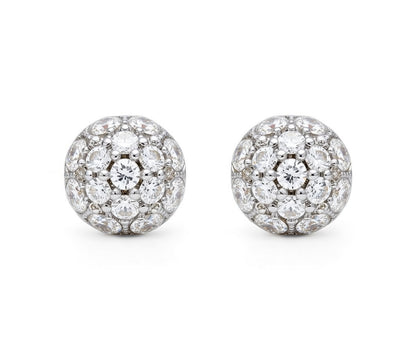 Flambeur B.I.S 18 Kt Hallmark Cz Tops Earring
