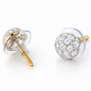 Flambeur B.I.S 18 Kt Hallmark Cz Tops Earring