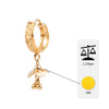 Flambeur B.I.S Hallmarked 18 KT Gold Hoop Earring