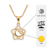 Flambeur B.I.S Hallmarked 18 KT CZ Gold Pendent Set