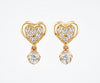 Flambeur B.I.S 18 Kt Hallmark Cz Tops Earring