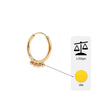 Flambeur B.I.S Hallmarked 18 KT Gold Hoop Earring