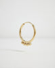 Flambeur B.I.S Hallmarked 18 KT Gold Hoop Earring