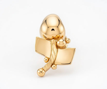Flambeur B.I.S 22 Kt Hallmark Plain Tops Earring