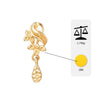Flambeur B.I.S 18 Kt Hallmark Plain Tops Earring