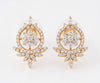Flambeur B.I.S 18 Kt Hallmark Cz Tops Earring