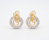 Flambeur B.I.S 14 Kt Hallmark Diamond Earring