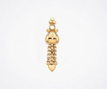 Flambeur B.I.S 18 Kt Hallmark Plain Tops Earring