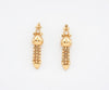 Flambeur B.I.S 18 Kt Hallmark Plain Tops Earring