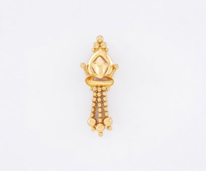 Flambeur B.I.S 18 Kt Hallmark Plain Tops Earring