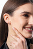 Flambeur B.I.S 18 Kt Hallmark Cz Tops Earring