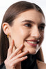 Flambeur B.I.S 18 Kt Hallmark Plain Tops Earring