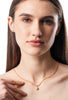 Flambeur B.I.S Hallmarked 18 KT CZ Gold Pendent Set