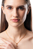 Flambeur B.I.S Hallmarked 18 KT CZ Gold Pendent Set