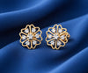 Flambeur B.I.S 14 Kt Hallmark Diamond Earring