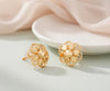 Flambeur B.I.S 18 Kt Hallmark Plain Tops Earring
