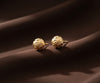 Flambeur B.I.S 18 Kt Hallmark Plain Tops Earring