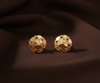 Flambeur B.I.S 18 Kt Hallmark Plain Tops Earring