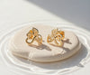 Flambeur B.I.S 18 Kt Hallmark Plain Tops Earring