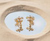 Flambeur B.I.S 18 Kt Hallmark Cz Tops Earring