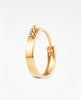 Flambeur B.I.S Hallmarked 18 KT Gold Hoop Earring