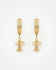 Flambeur B.I.S Hallmarked 18 KT Gold Hoop Earring