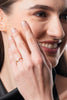 14kt Gold Star Motif Diamond Ring | Genuine Diamond Chevron Tiara Ring
