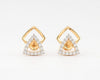 Flambeur B.I.S Hallmarked 18 KT CZ Gold Pendent Set
