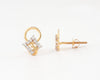 Flambeur B.I.S Hallmarked 18 KT CZ Gold Pendent Set