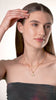 Flambeur B.I.S Hallmarked 18 KT CZ Gold Pendent Set